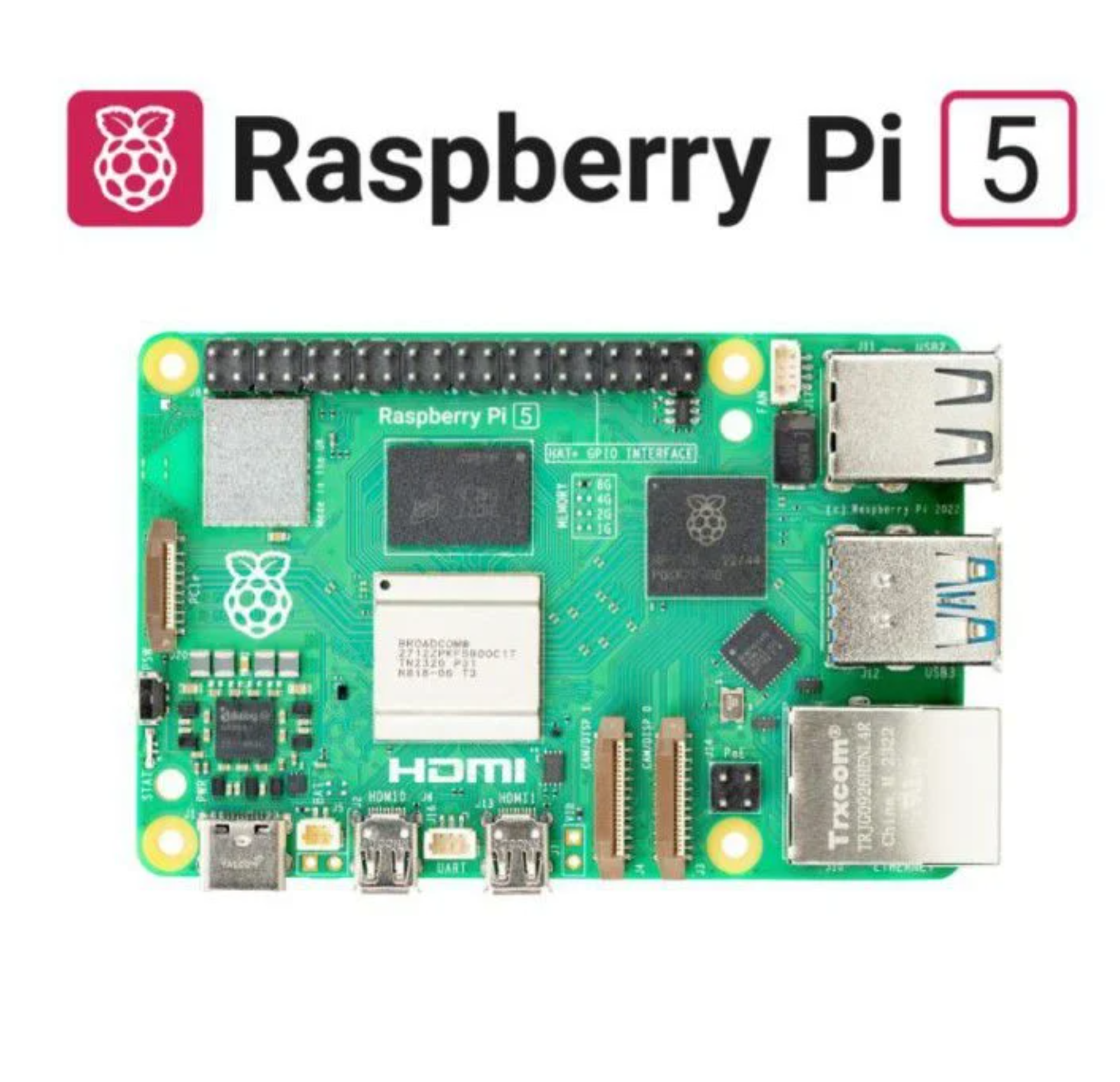 Bo mạch đơn máy tính nhúng Raspberry Pi 5