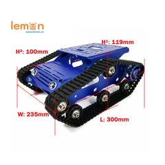 Khung Gầm Robot Tank Xe Tăng YP100 Loại Lớn - Xe Tăng Vượt Địa Hình Hợp Kim Nhôm Động Cơ 12V