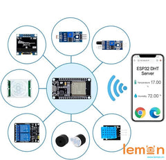 Bộ Kit học tập Wifi ESP32 IOT Starter Kit Kèm Tài Liệu - Bộ Thực Hành ESP-32 Cơ Bản