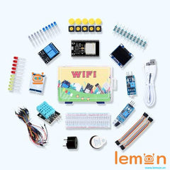 Bộ Kit học tập Wifi ESP32 IOT Starter Kit Kèm Tài Liệu - Bộ Thực Hành ESP-32 Cơ Bản